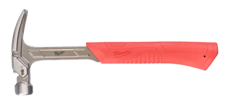 Tesařské ocelové kladivo 450 g s trhacími čelistmi Milwaukee (MI4932478653)